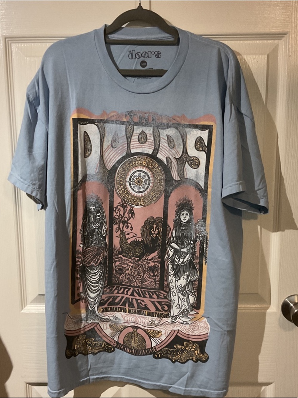 NWOT The Doors Graphic Tee - Light Blue